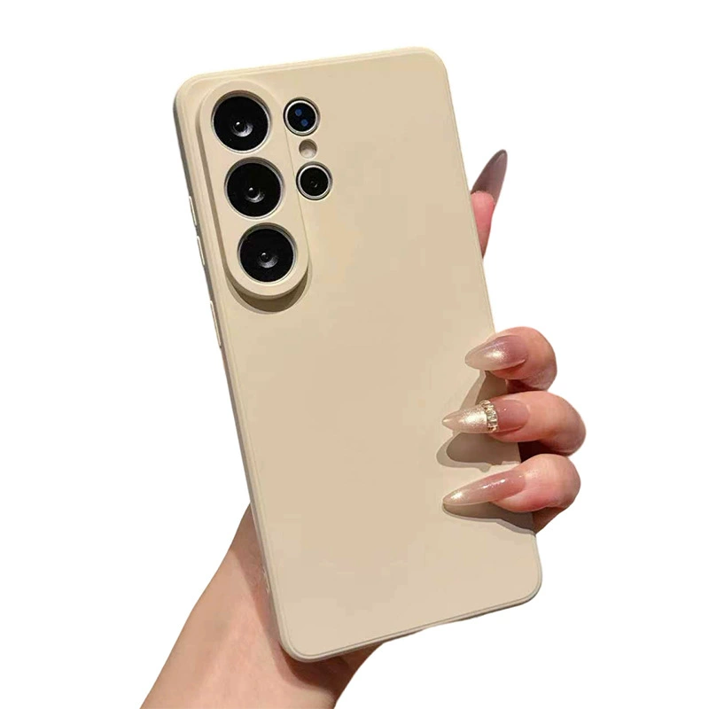 Силиконовый чехол для телефона (совместим с Samsung S25/S24) — жидкий узор Кубика Рубика, тонкий софт силикон
