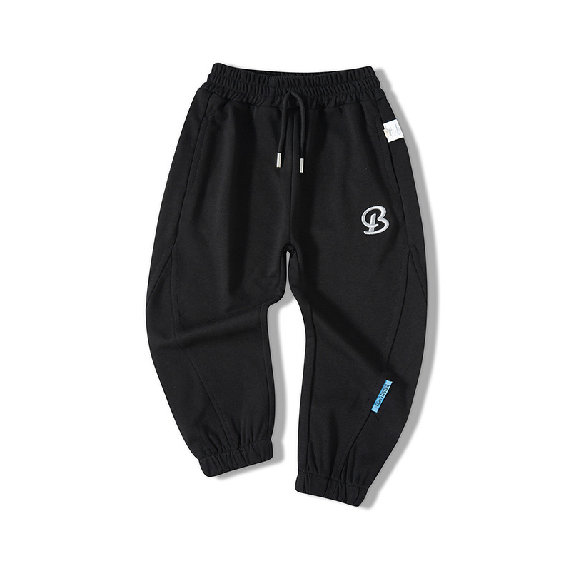 Ser Superior ropa para niños transfronterizo otoño nuevos Pantalones deportivos para niños estilo coreano pantalones para niños pantalones bordados con letras image 7