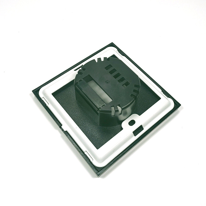 厂家供应86型触摸面板调光器底壳含铁片控制调色欧规通用外壳批发