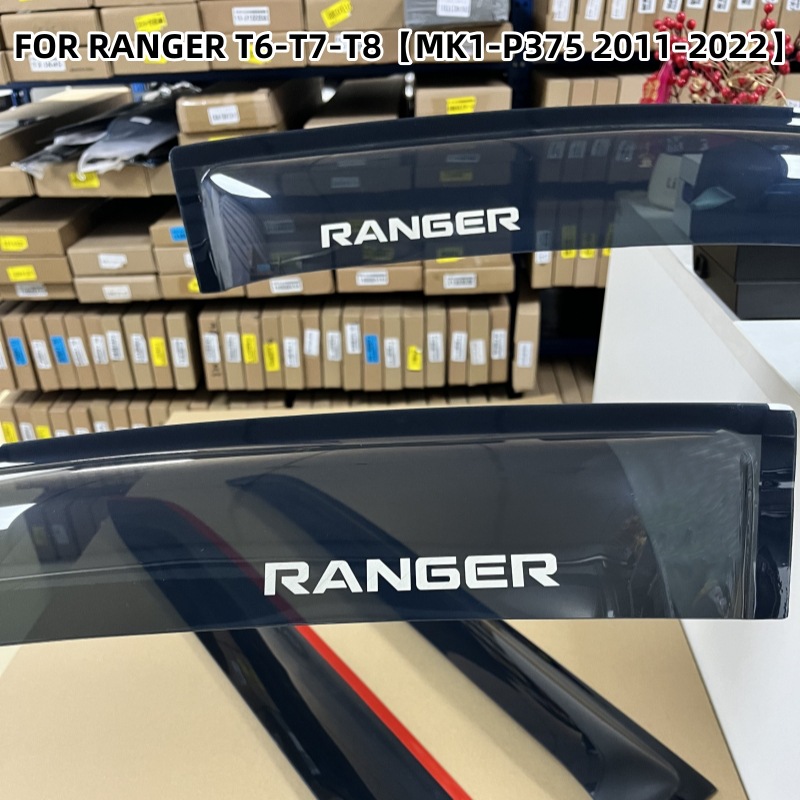For Ford Ranger T9 Rain and Sunscreen Rain Eyebrow Sun Visor Ford Ranger T6 Window Visor