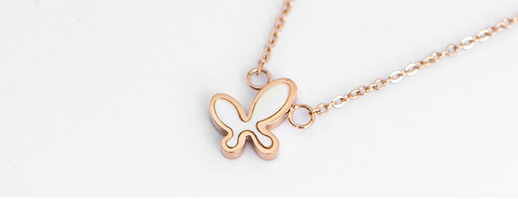 Butterfly Necklace For Women Simple Cute Collarbone Chain_voghion.com