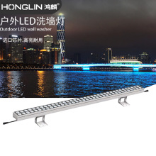 LED双排洗墙灯大功率48W72W户外大功率条形灯防水景观桥梁投射灯