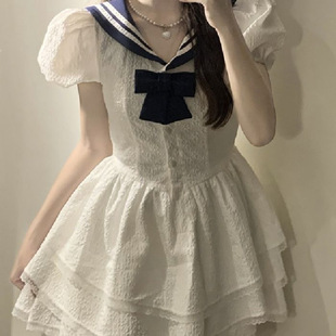 Navy-style Skirt Three-layer Lace Lace Pure Desire Pop Skirt Small Summer 2025 Skirt