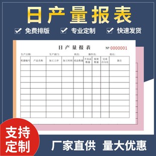 Daily Production Report Employee Production Capacity Table Production Daily Report Personal Piece Order Work Order One-in-Two-in-One