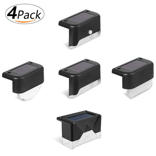 Solar Step Light Outdoor Wall Light Fence Light Waterproof Stair Light Garden Railing Light Solar Step Light