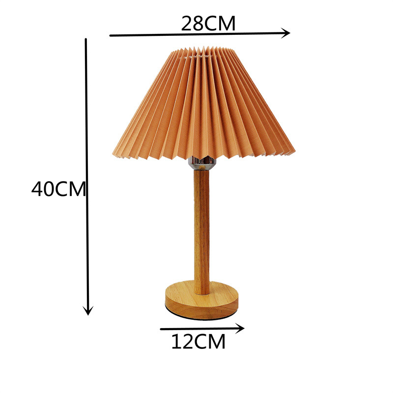 28 meseta base de madera + 28 café plisado pantalla