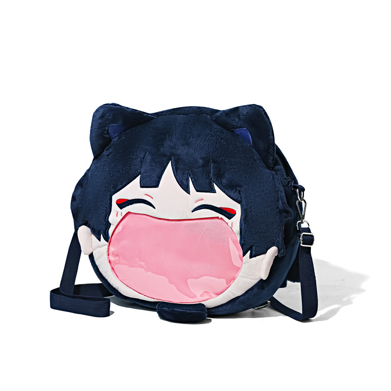 Women's Gender Cute Style Round Shape Cartoon Character Casual Shopping Women's Backpack Functional Backpack
