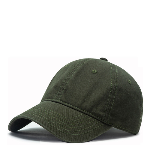 Soft top baseball cap golf visor for men and women Korean style face-showing small solid color anti-scratch washed duck cap
