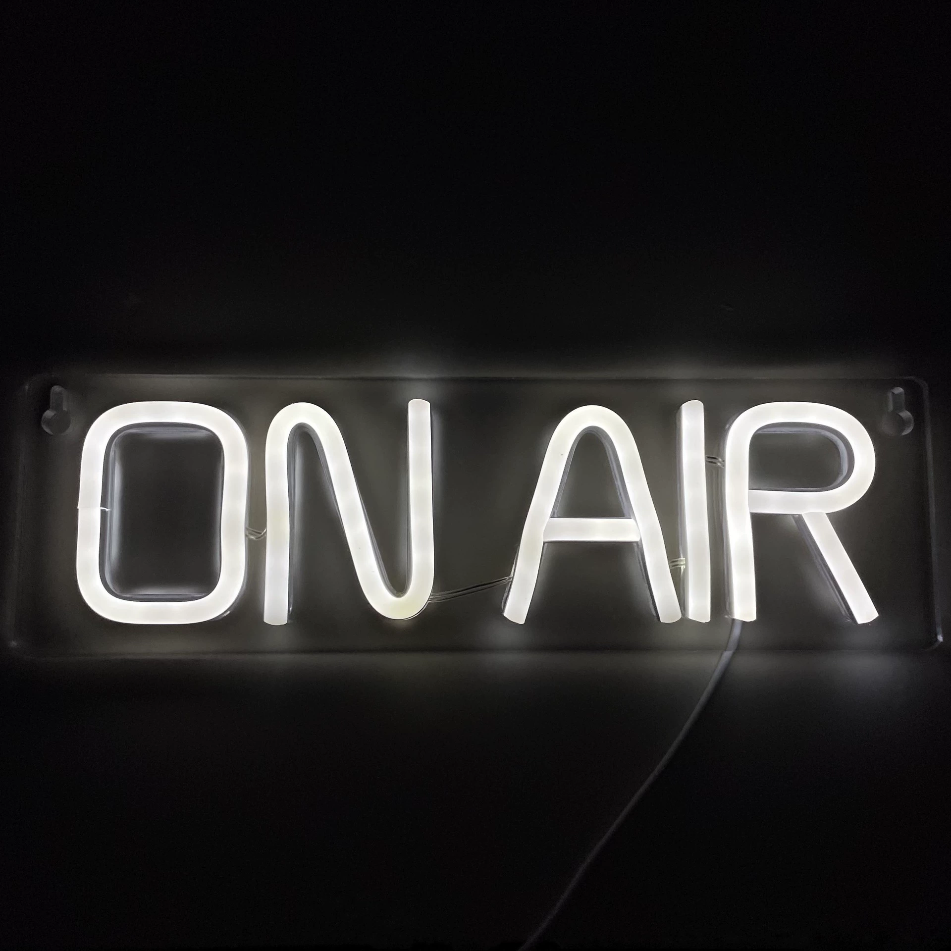 Новые неоновые огни маленький размер ON AIR красные и белые двухцветные огни внутреннее неоновое освещение интерьерное