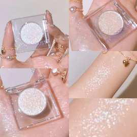 厂家定制化妆品级水晶珠光粉 彩妆美甲用偏光星空钻石珠光粉加工