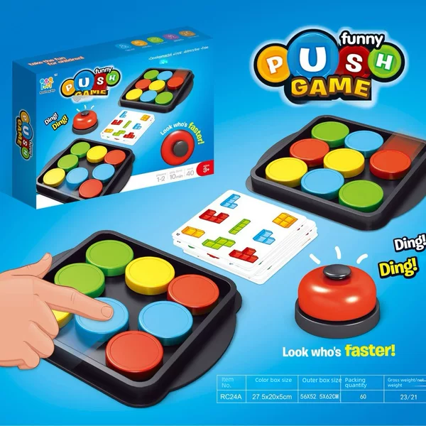 Cross-Border Push Push Music Matching Kidsren's Internet Celebrity Interactive Game Double Battle Fighting Fun Board Game Toy