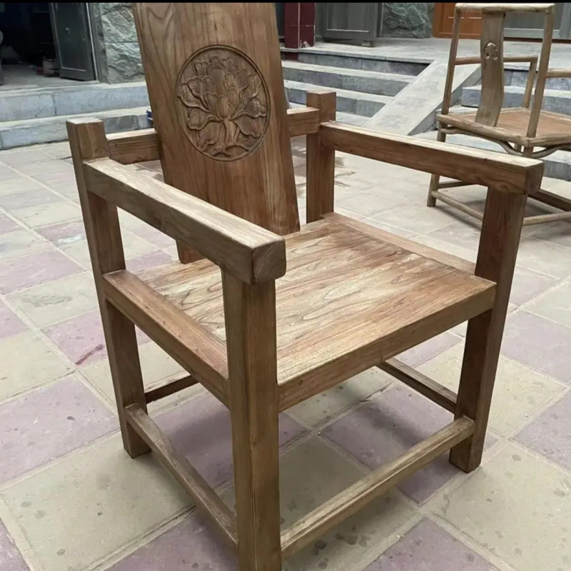 榆木桌子木板复古茶桌茶台长条餐桌老榆木桌批发厂跨境批发供应链|undefined