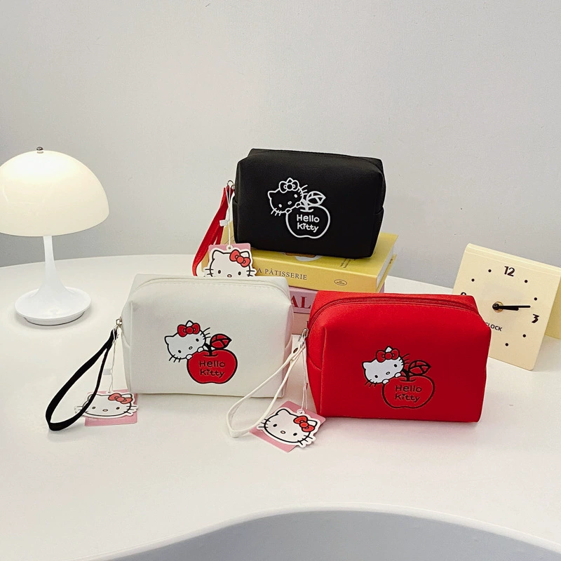 Hello Kitty, подлинная компактная косметичка, вместительная сумка-косметичка