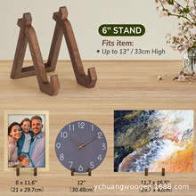 现货新款木质菜谱架相框摆台底座桌面展示架图书平板支撑架摆件