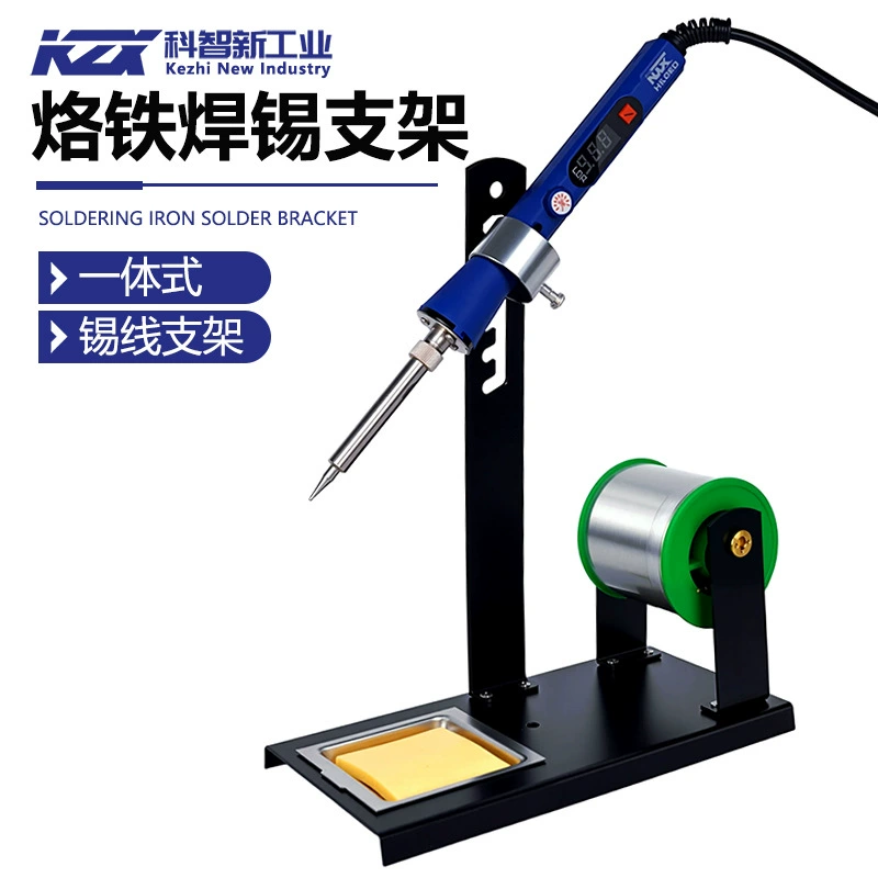 Новая многофункциональная подставка для паяльника Kozhi, кронштейн для пайки, вертикальная регулируемая стойка для размещения ручки паяльника, встроенная