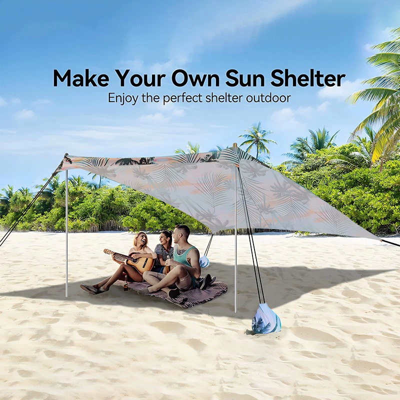 Beach handheld canopy for camping, digital tent, sun protection