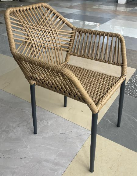 Mesa y silla al aire libre combinación patio ocio silla de caña comedor terraza silla al aire libre silla de cafeteria jardín silla de caña