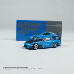 MINIGT 1:64 #1046 Mazda RX-7 雨宫 蓝色合金汽车模型