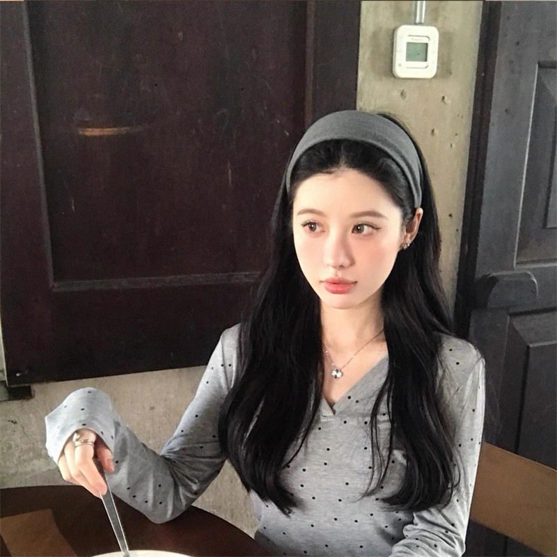 店主自留 ins博主同款宽边发箍女2025新款高颅顶头箍日常外戴发饰|undefined