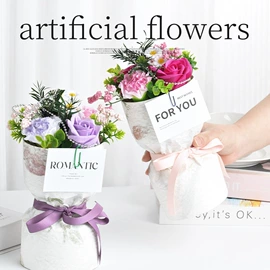 鲜花花艺制品;永生花;仿真花