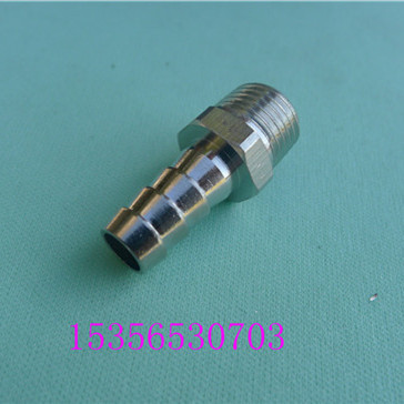 直通宝塔接头，卡箍接头，气动快插接头，全铜镀镍