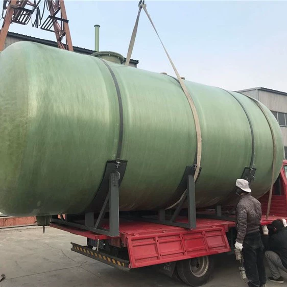 Резервуар для хранения воды FRP Вертикальный горизонтальный резервуар для сульфатной кислоты FRP резервуар для воды FRP