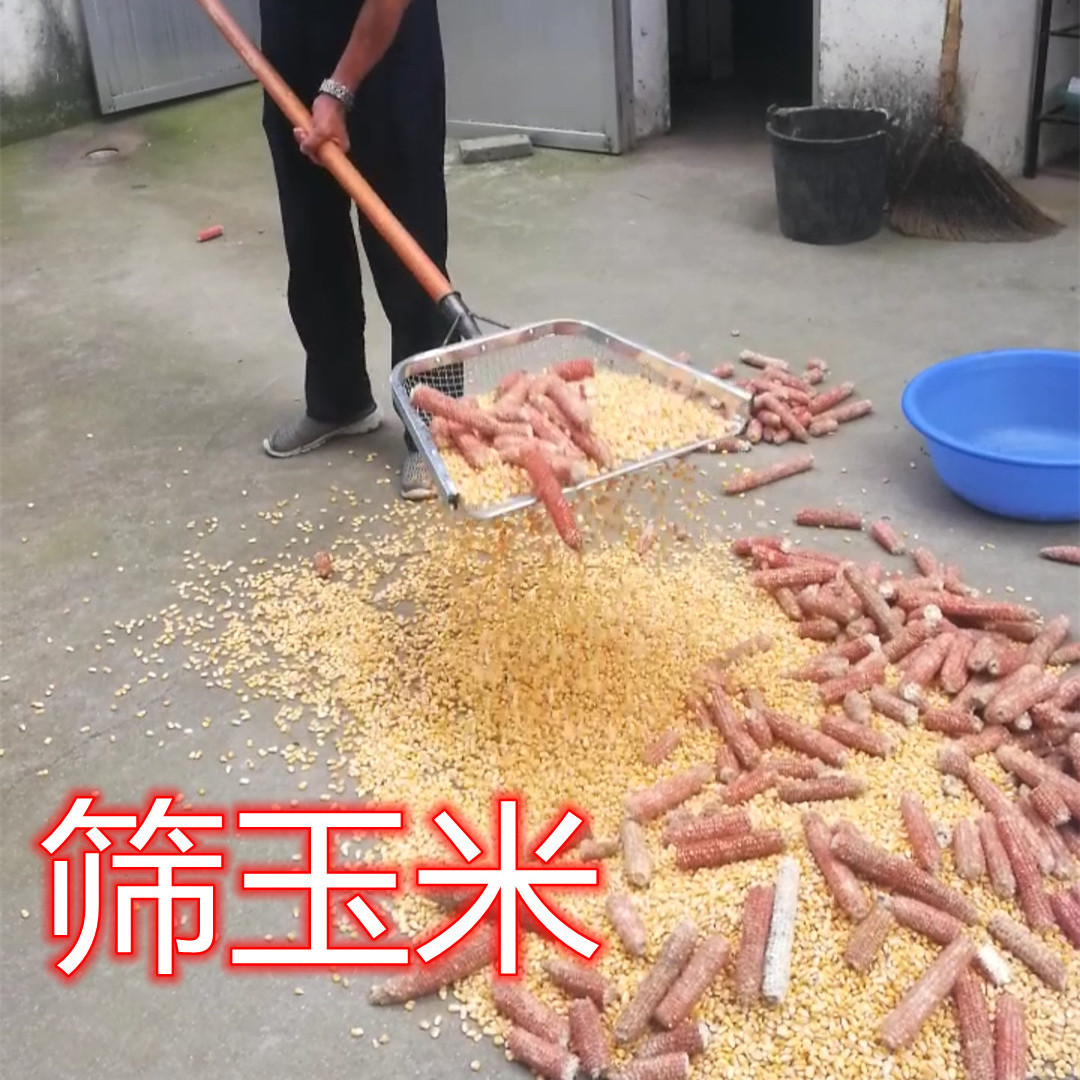 花生玉米板栗大枣漏土神器农用过滤筛网加粗型筛土锨花生筛土神器