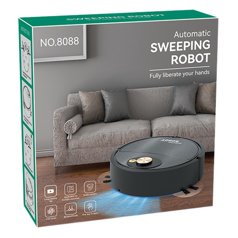 Hogar multi-función de piso aspiradora polvo limpieza fregona todo en una máquina mini robot de barrido al por mayor