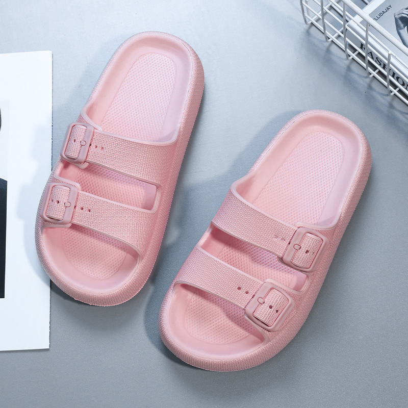 Zapatillas de hombre verano nuevo par zapatos Birkenstock deportes al aire libre moda todo fósforo playa interior zapatillas de dos barras mujeres