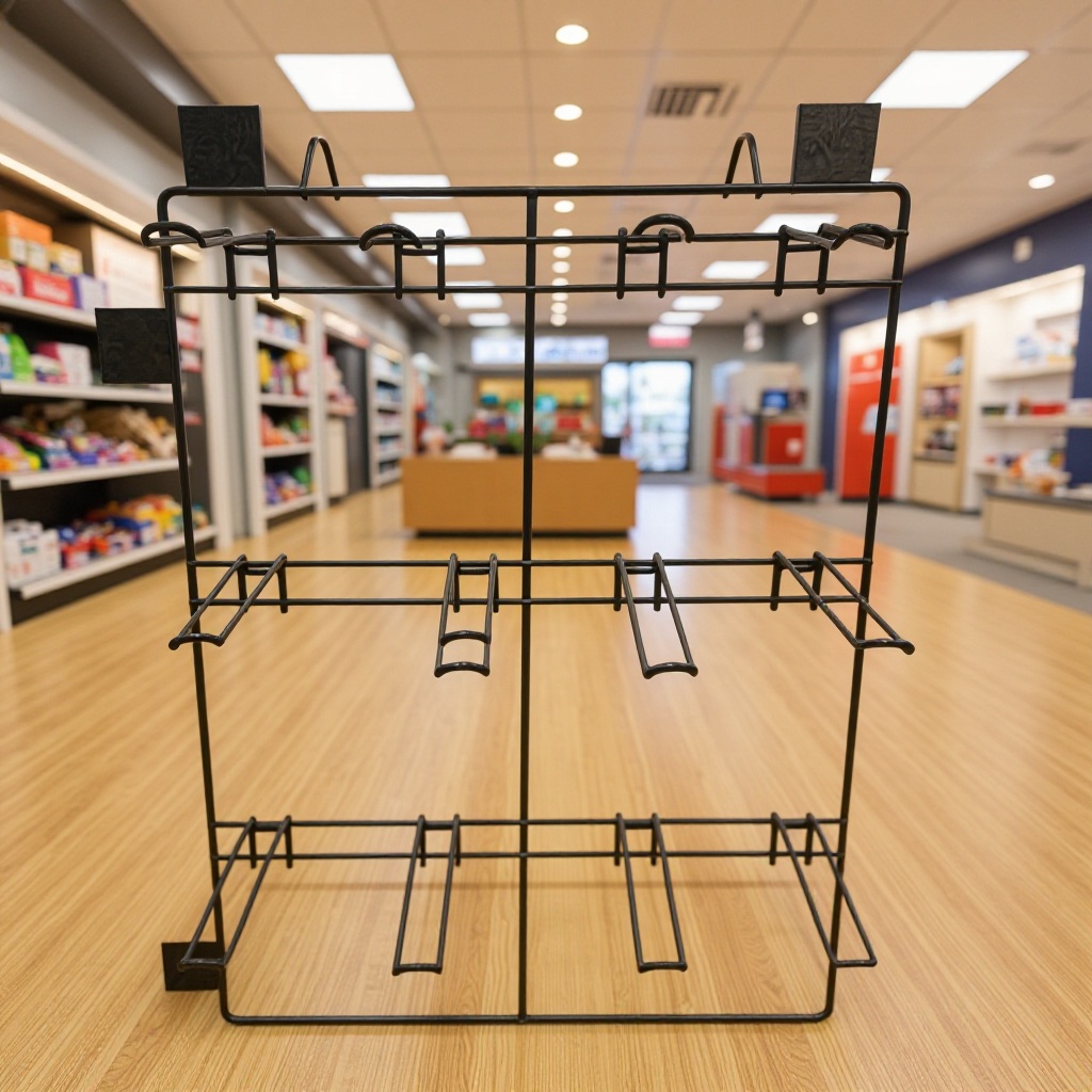 带挂钩产品展示架  数码配件挂架产品展架铁线架厂家专业制作生产