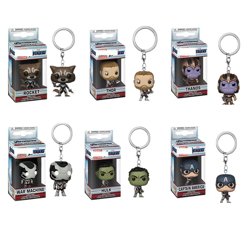 Llavero de Juguete de Toy Story, Woody, Buzz Lightyear, Alien de Tres Ojos, Muñeco de Coche, Versión Q de los Vengadores