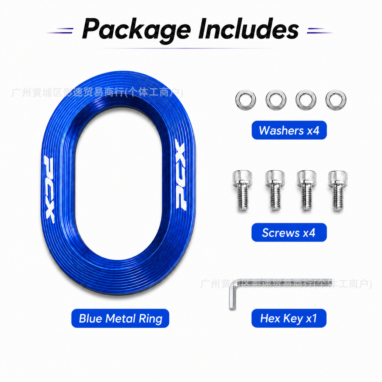 Suitable for Honda Pcx160 Motorcycle Modification Accessories Muffler Protective Cover Exhaust Port Aluminum Alloy Decorative Ring