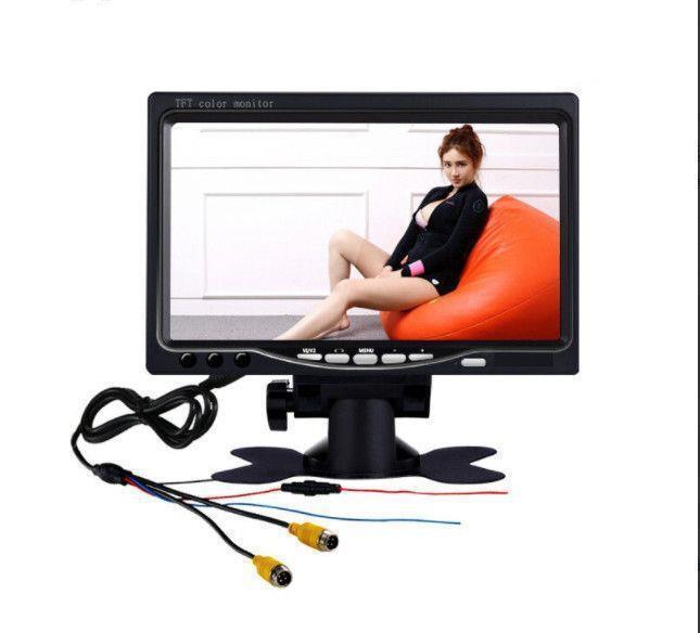 7inch Monitor High-Definition Digital Display Screen Wide Voltage 12-24V Universal Car Monitor