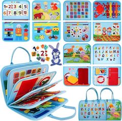 子供の学習ボードモンテッソーリパズル新しいホット販売早期教育知能開発フェルトビジーボードクロスボーダー