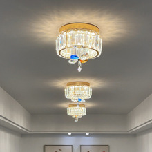 水晶走廊過道燈現代簡約門廳入戶玄關廚衛創意陽台輕奢吸頂天花燈
