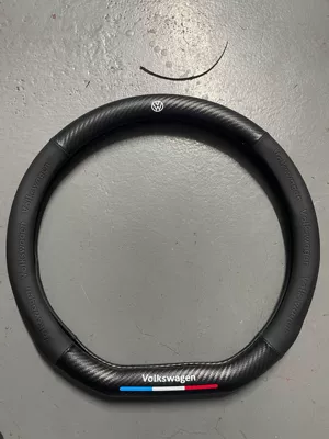 Steering wheel cover Cover 5D Embossed Logo Car - volkswagen-d-type-38cm