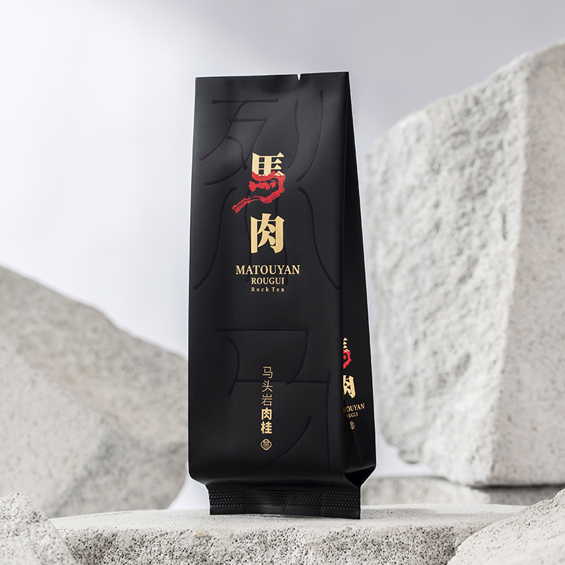 Wuyiyan té Ma Touyan canela carne de caballo carne de ganado corral holes canela carne de tigre carne de dragón edición pública bolsa de burbuja de estampado de 15cm de largo