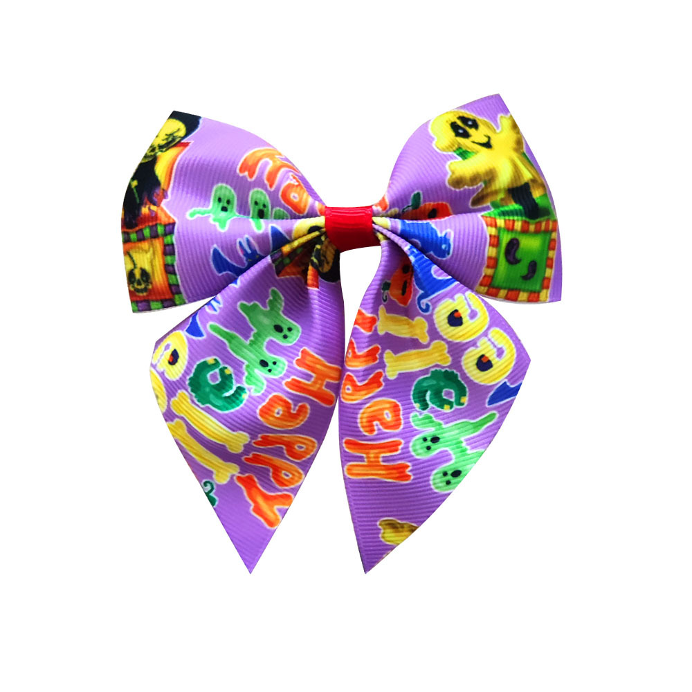 10g Weight Hair Clip Hair Accessories Type 1 Piece Quantity Party, Festival, Street Occasion Thread belt Material Halloween Festival Halloween Pattern, Pumpkin Pattern Women's Gender Hip-Hop, Funny Style Women's Hip-Hop Funny Halloween Pattern Pumpkin Cloth Thread Belt Hair Clip 7