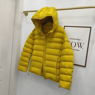 羽绒服女装冬季新款排骨连帽厚款绒子含量90鸭绒宽松显瘦气质外套