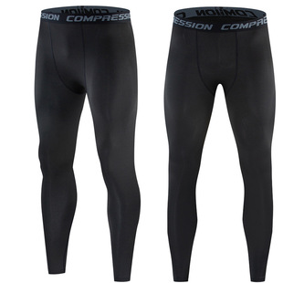 New elastic tight quick-drying pants fitness running sports basketball football training morning running night running leggings