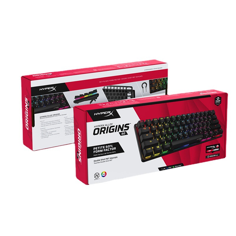 HyperX AlloyOrigins60 extreme unknown origin 61 key game mechanical keyboard mini RGB lights