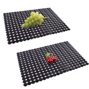 Cross-border kitchen non-slip sink mat rice flag pvc sink mat bowl chopsticks drainage mat 30 * 40cm