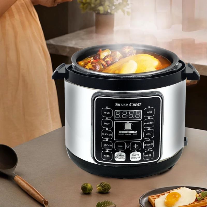 ✅ Cross-Border Electric Pressure Cooker 6L Large Capacity Household Multifunctional Rice Cooker with Smart Reservation Function Pressure Cook
