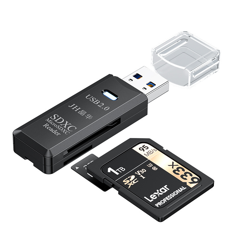 晶華USB3.0カードリーダーtf sd二合一カードリーダー携帯電話オールインワンカメラtfカード多機能二合|undefined