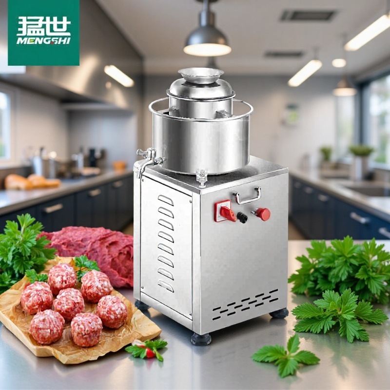 猛世定制肉丸打浆机全自动商用成型猪肉牛肉鱼丸肉泥电动绞碎打肉