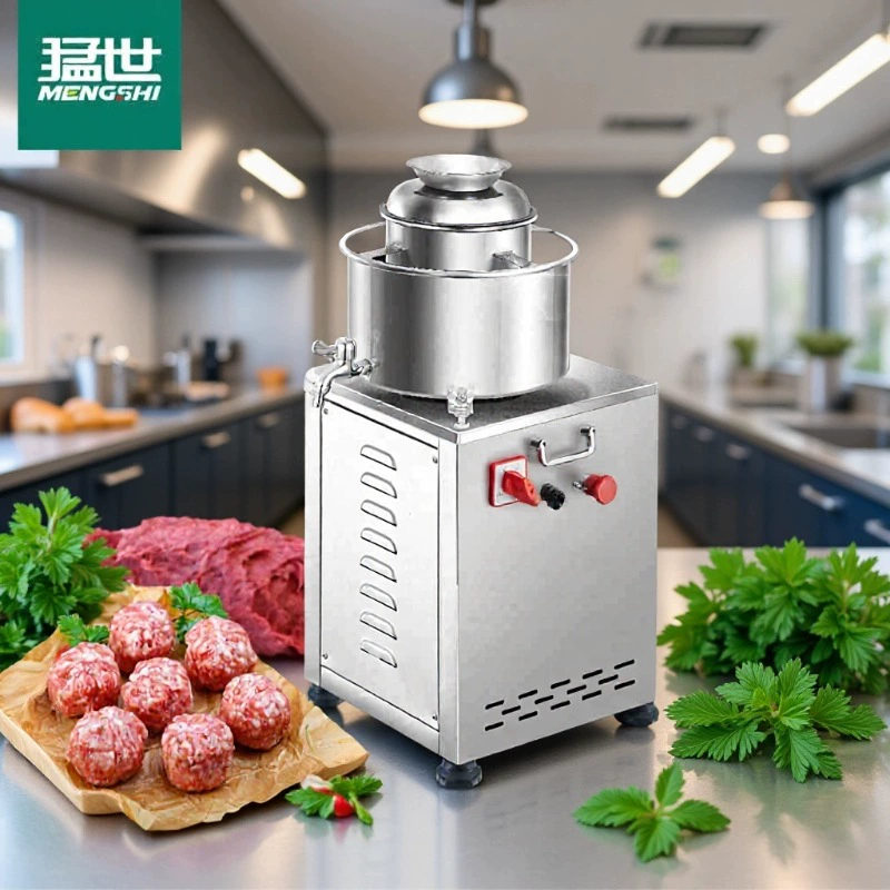 Многорежимный автоматический формовочный аппарат Mengshi для производства фрикаделек из свинины, говядины и рыбы, электрический измельчитель мяса.