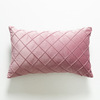 Dutch velvet handmade plaid waist back pillow sofa cushion (including core) a piece of free shipping Xinjiang except