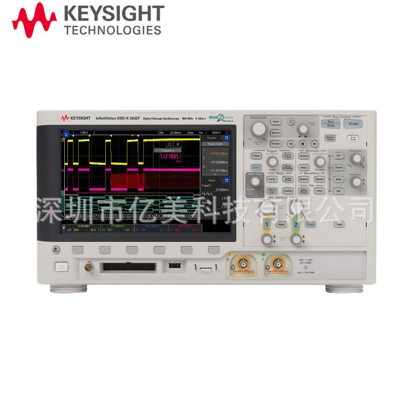 现货 是德DSOX3034T MSOX3034T数字示波器 4个模拟通道 350MHz