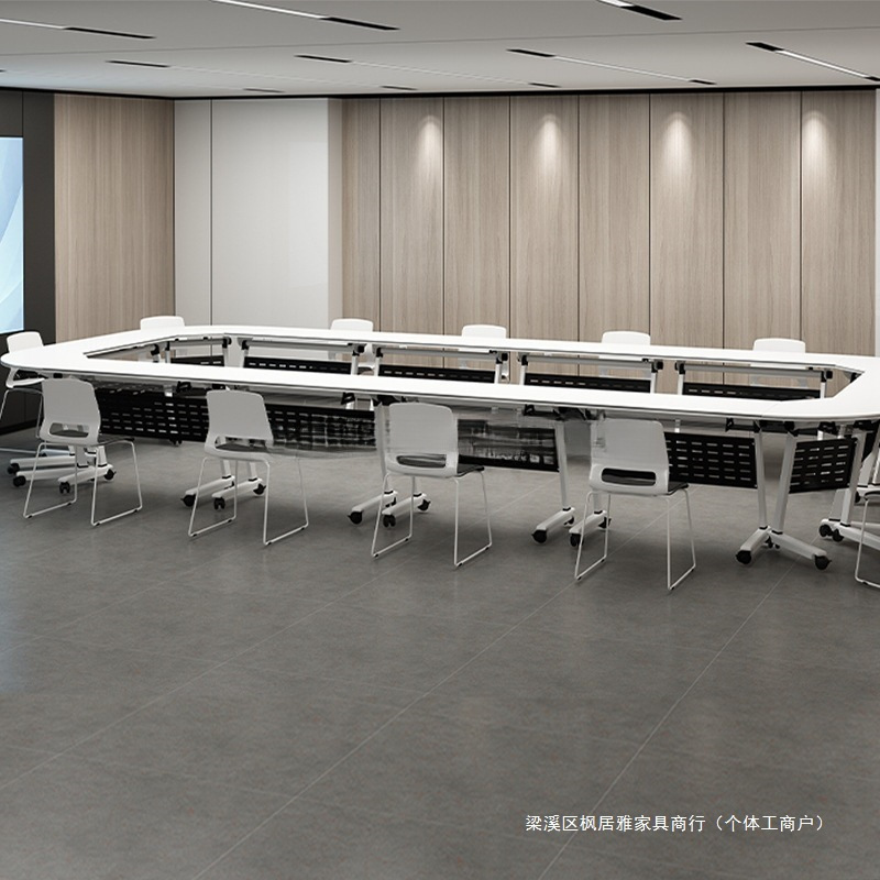 折叠培训桌组合拼接会议桌长条桌阅览桌培训机构课桌辅导班桌滑轮|undefined