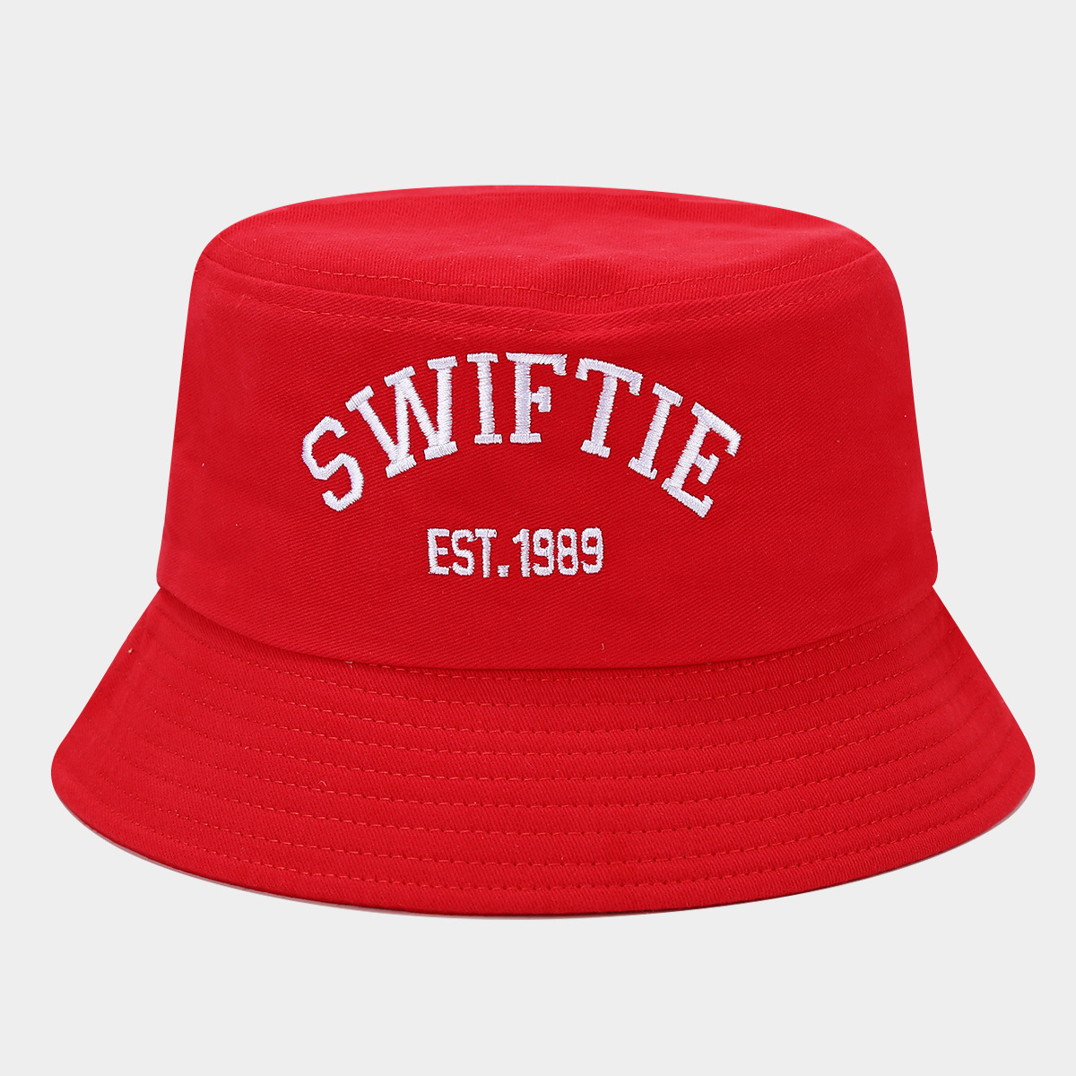Nueva SWIFTIE bordado sombrero de pescador de verano moda fanáticos sombrero pareja sombrero de bañera solar transpirable
